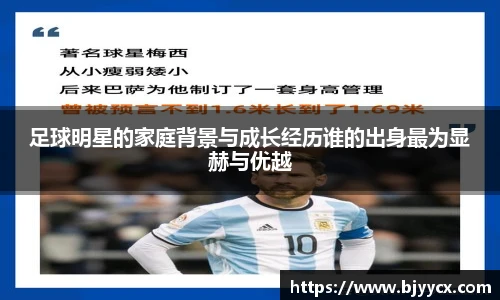 足球明星的家庭背景与成长经历谁的出身最为显赫与优越
